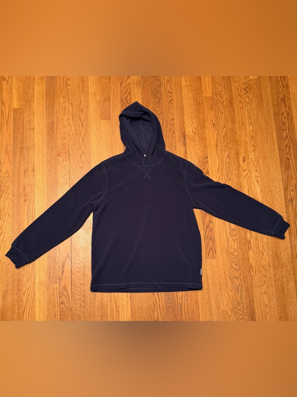 Eddie Bauer Men’s Lounge Hoodie - Navy Blue - Large
